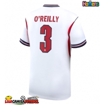 Camisa de Futebol Inglaterra Nico O'Reilly #3 Equipamento Principal Mundo 2026 Manga Curta
